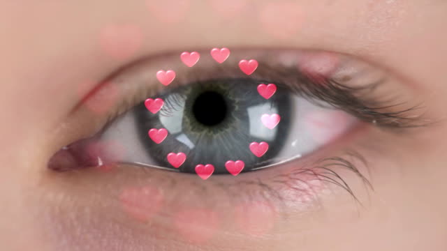heart shaped contacts